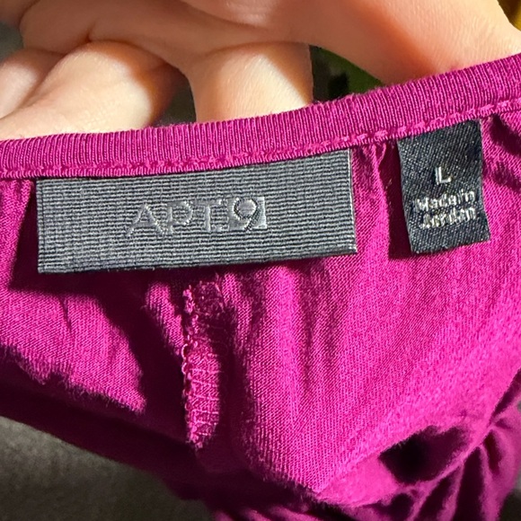 Apt. 9 Women's Magenta Blouse - Picture 6 of 6